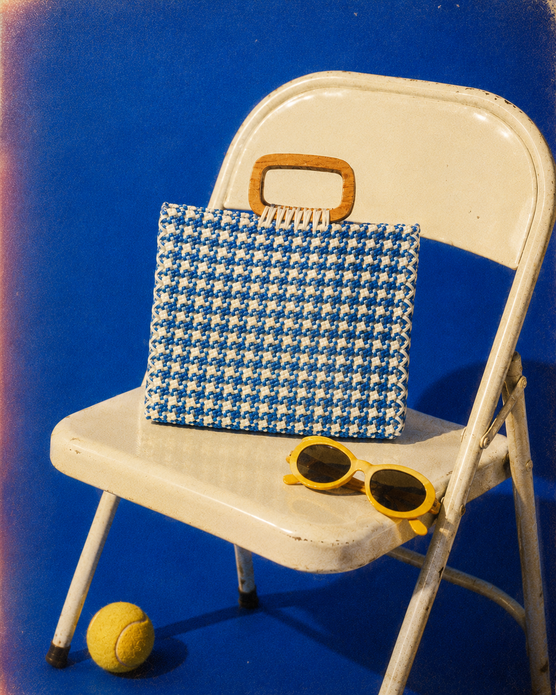 Bianca Check Tote