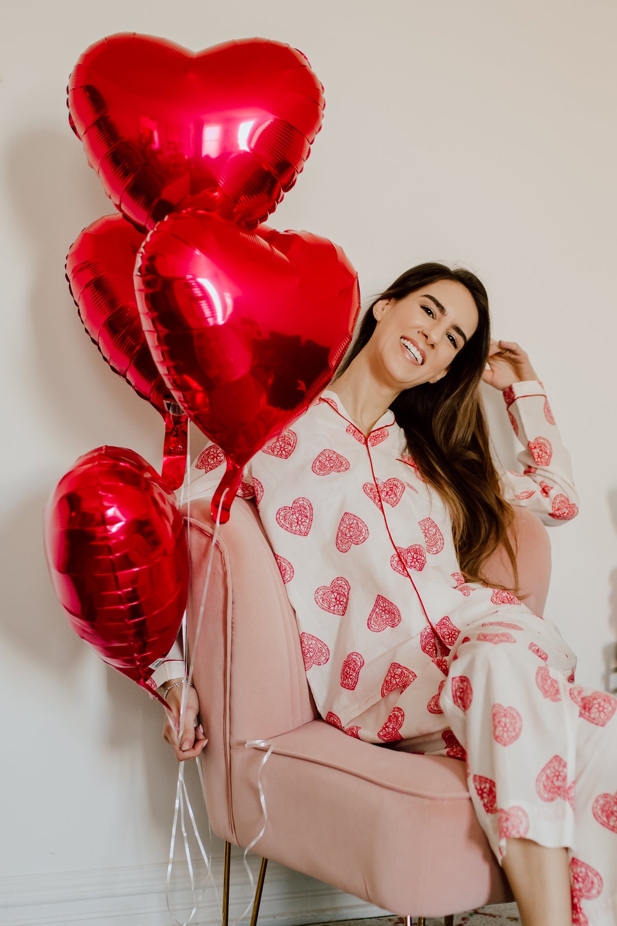 Long Pajama Sets - All You Need Is Love