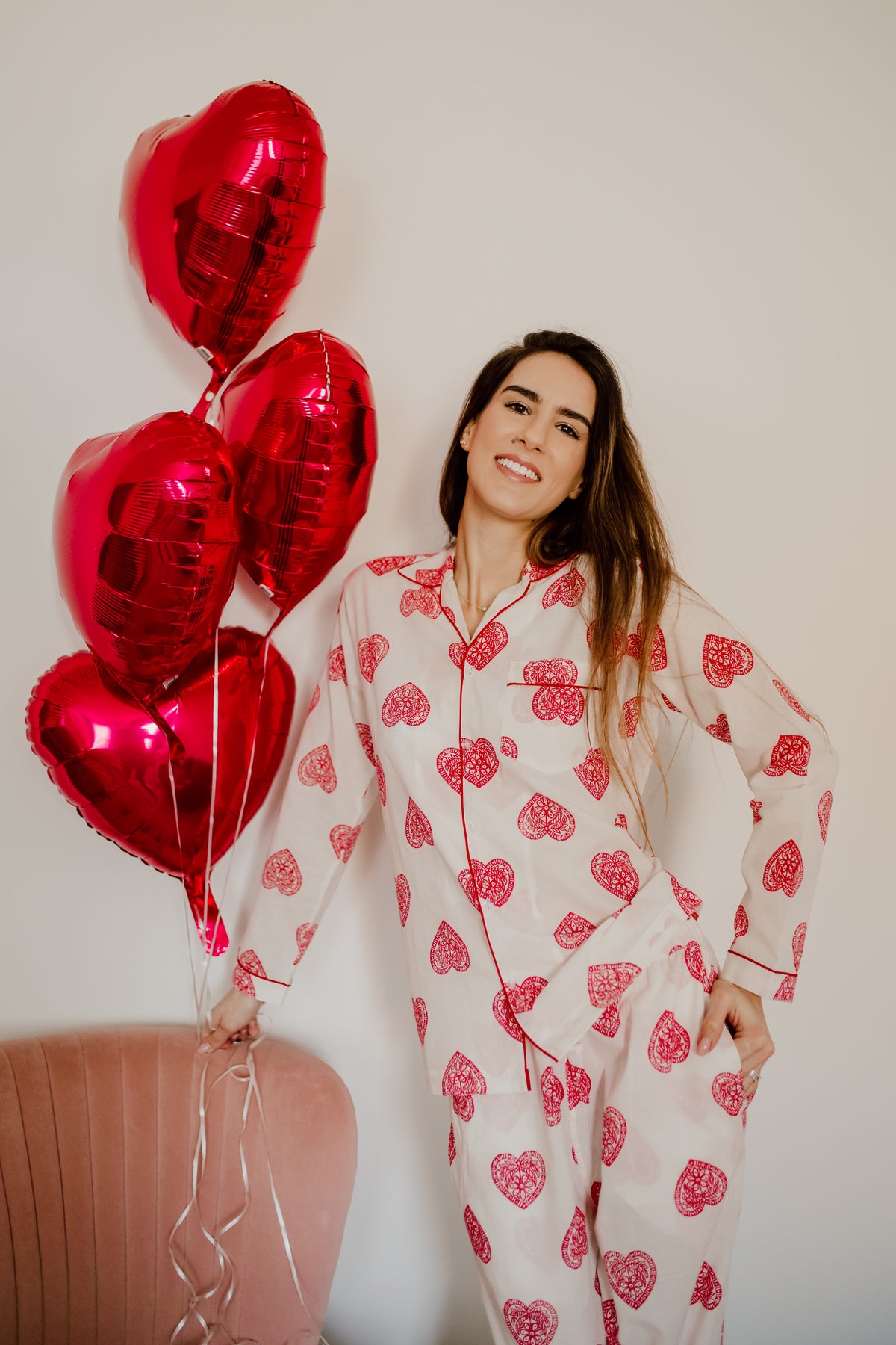 Long Pajama Sets - All You Need Is Love