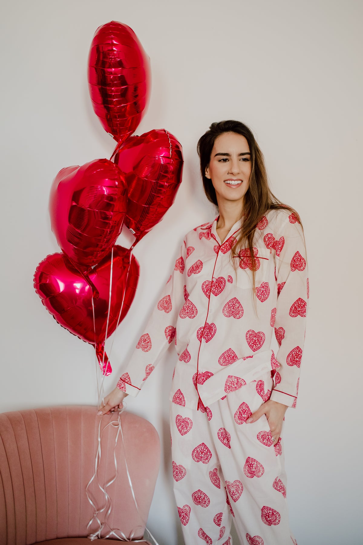 Long Pajama Sets - All You Need Is Love