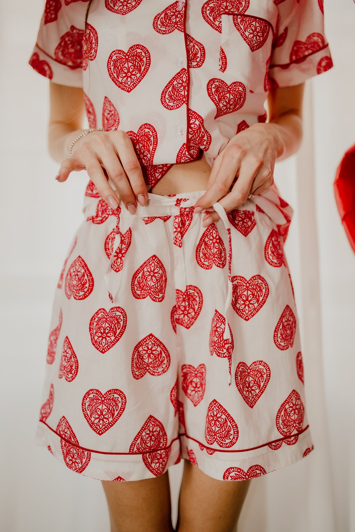 Shorts Pajama Sets - All You Need Is Love