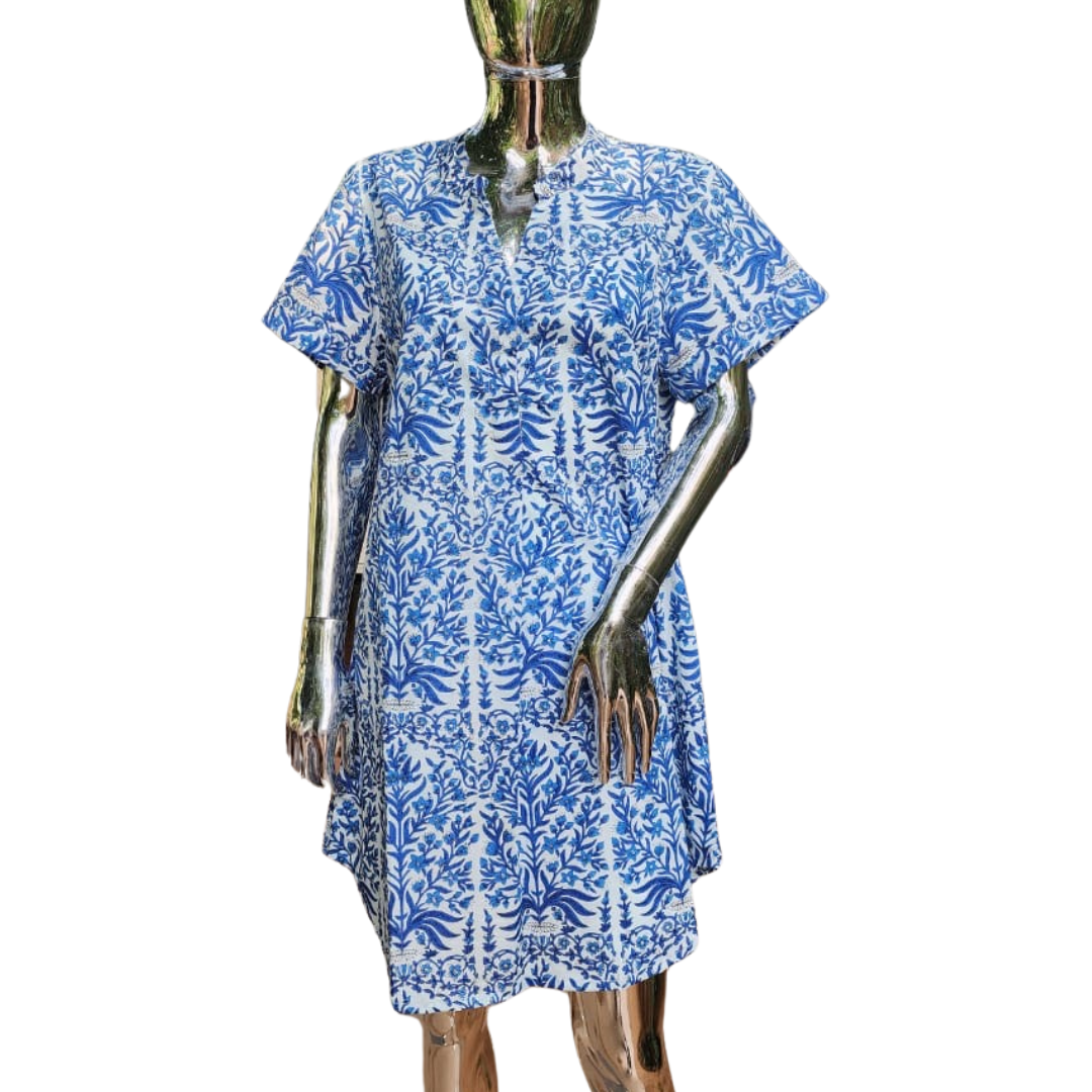 Amita Dress - Summer Blues