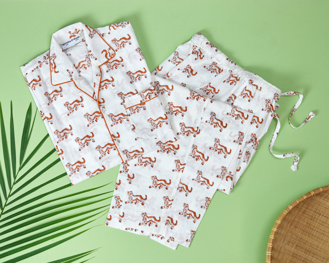 Long Pajama Sets - Little Tiger